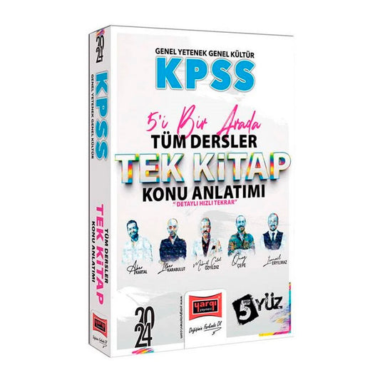 Yargı Yayınları KPSS Genel Kültür Genel Yetenek 5 i Bir Arada Tüm Dersler Konu Anlatımı