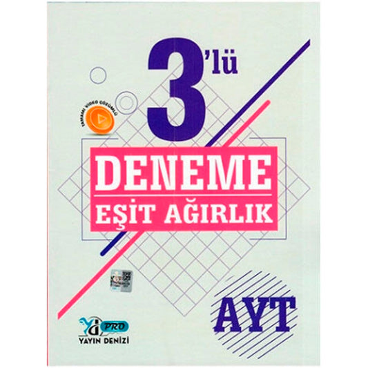 Yayın Denizi Yayınları AYT 3'lü Eşit Ağirlık Deneme