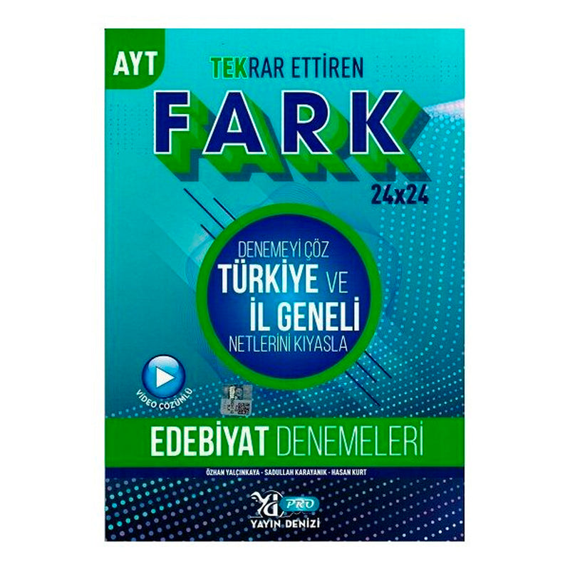 Yayın Denizi Yayınları AYT Edebiyat Fark Tekrar Ettiren 24x24 Denemeleri