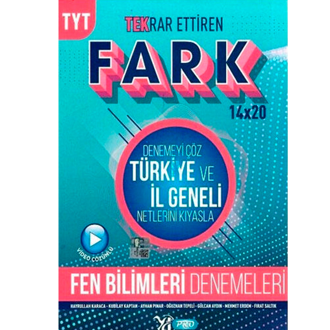 Yayın Denizi Yayınları TYT Fen Bilimleri 14x20 Tekrar Etiren Fark Denemeleri