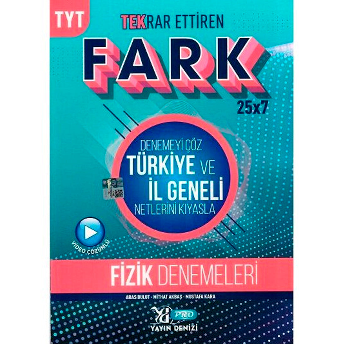 Yayın Denizi Yayınları TYT Fizik Fark Tek Serisi 25x7 Denemesi 2021