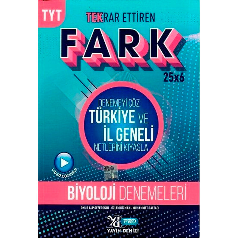 Yayın Denizi Yayınları TYT Tekrar Ettiren Biyoloji Denemeleri