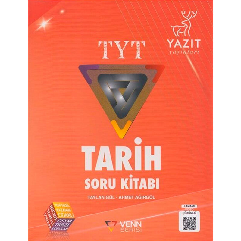 Yazıt Yayınları Venn Serisi Tarih Soru Kitabı