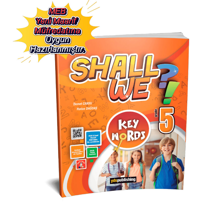 YDS Publishing Yayınları 5. Sınıf Shall We?! Grade Key Words Vocabulary Book