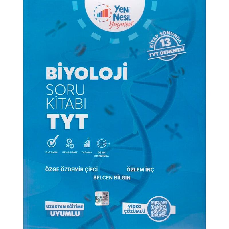 Yeni Nesil Yayınları TYT Biyoloji Soru Kitabı