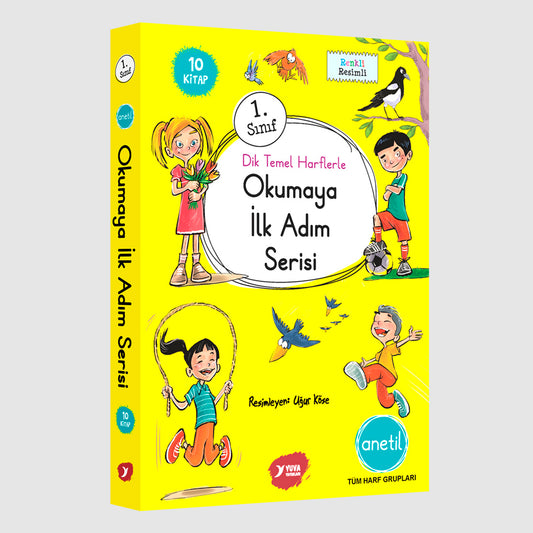 Yuva Yayınları 1.Sınıf Okumaya İlk Adım Serisi - Dik Yazı