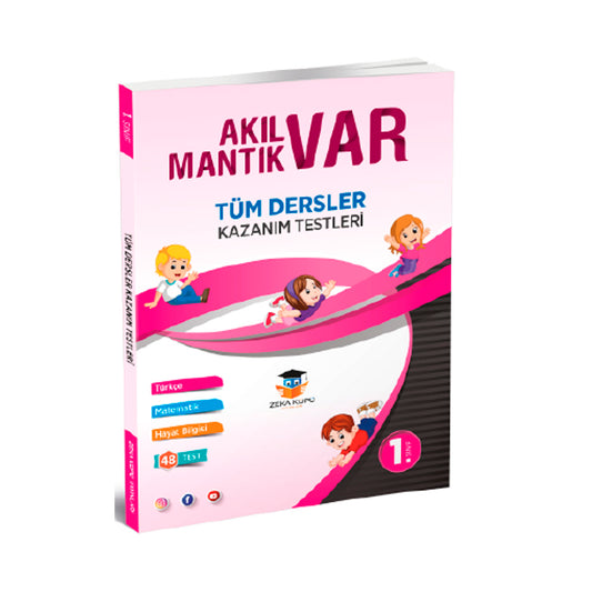 Zeka Küpü Yayınları 1. Sınıf Tüm Dersler Akıl Var Mantık Var Kazanım Testleri