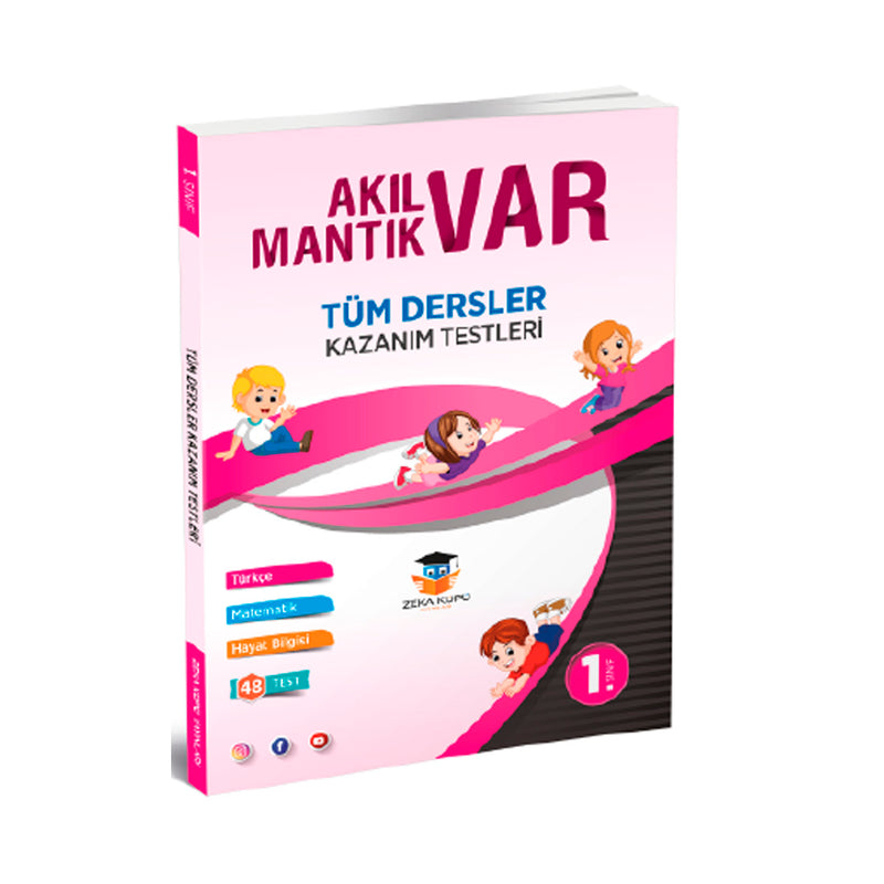 Zeka Küpü Yayınları 1. Sınıf Tüm Dersler Akıl Var Mantık Var Kazanım Testleri