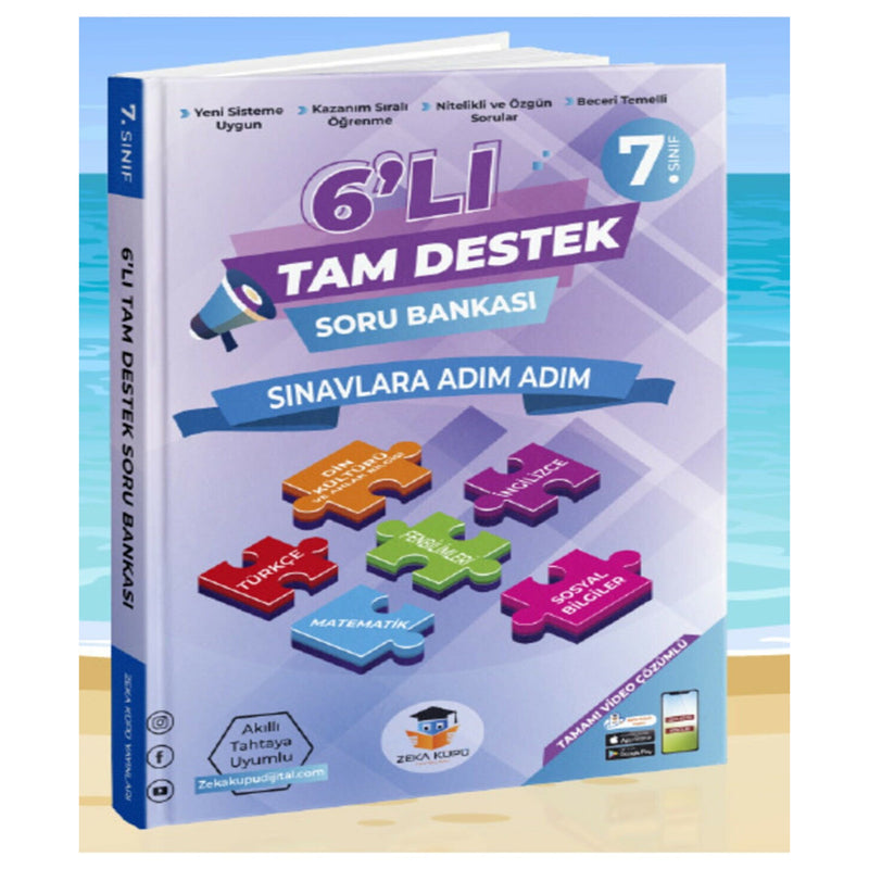 Zeka Küpü Yayınları 7. Sınıf 6'lı Tam Destek Soru Bankası