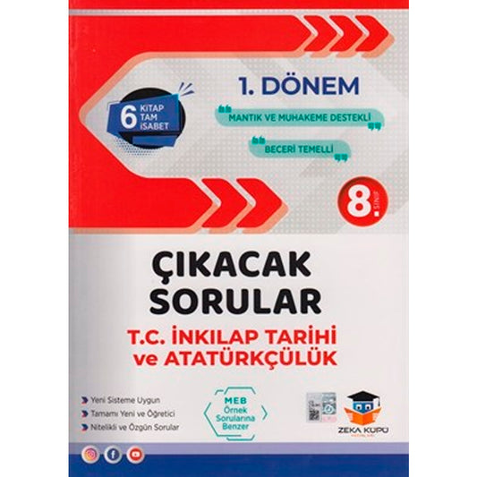 Zeka Küpü Yayınları 8. Sınıf 1. Dönem T.C. İnkılap Tarihi ve Atatürkçülük Çıkacak Sorular