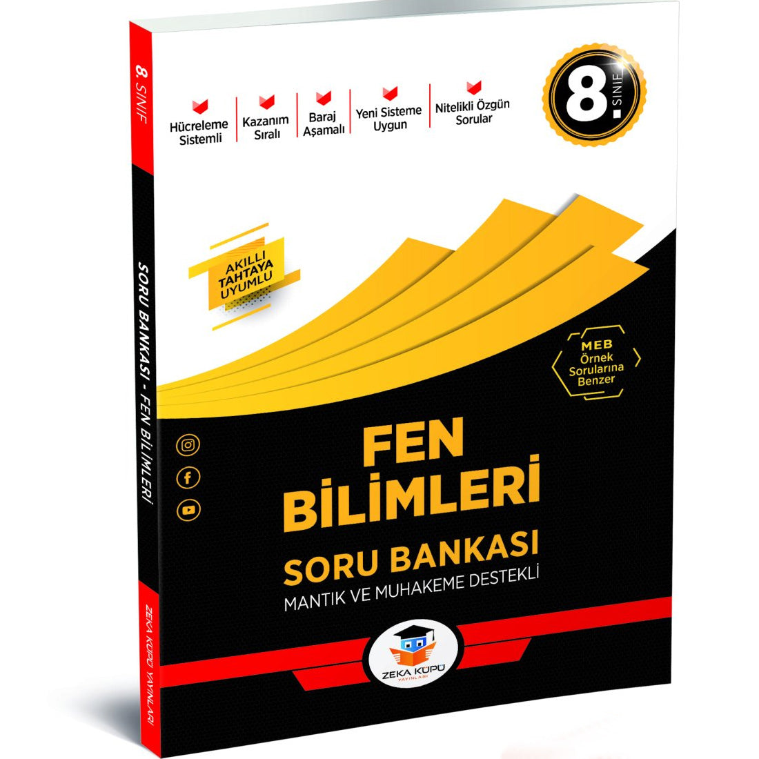Zeka Küpü Yayınları 8. Sınıf Fen Bilimleri Mantık ve Muhakeme Destekli Soru Bankası