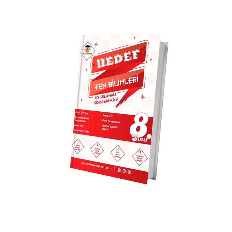 Zeka Küpü Yayınları 8.Sınıf.Hedef Fen Bilimleri Uygulamalı Soru Bankası