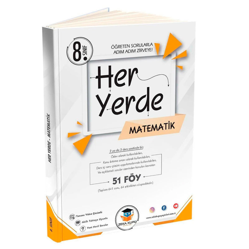 Zeka Küpü Yayınları 8. SInıf Her Yerde Matematik 51 Föy