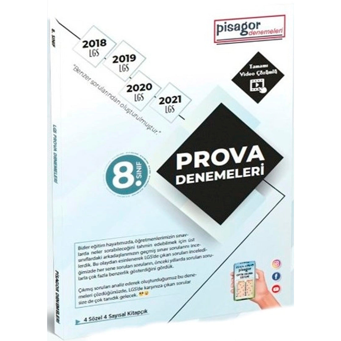 Zeka Küpü Yayınları 8.Sınıf LGS Pisagor Prova Denemeleri Kitabı