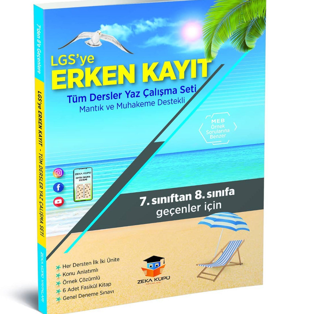 Zeka Küpü Yayınları 8. Sınıf LGS'ye Erken Kayıt Tüm Dersler Yaz Çalışma Seti