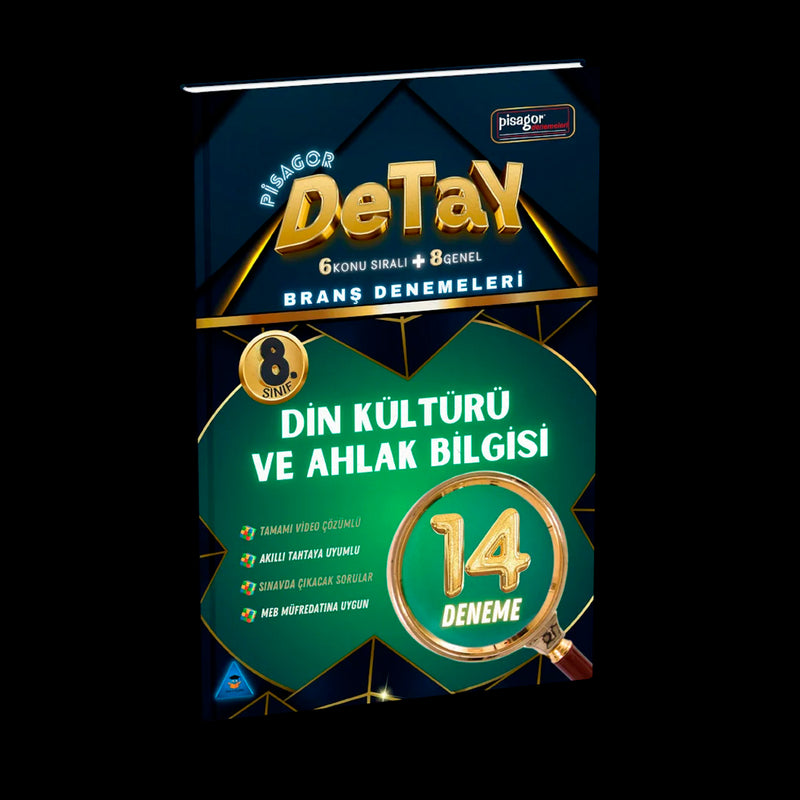 Zeka Küpü Yayınları 8. Sınıf Pisagor Detay 14 Lü Din Kültürü Ve Ahlak Bilgisi Branş Denemesi