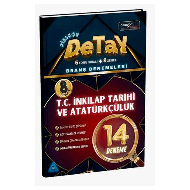 Zeka Küpü Yayınları 8. Sınıf Pisagor Detay 14 Lü İnkılap Tarihi Ve Atatürkçülük Branş Denemesi