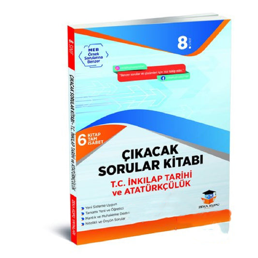 Zeka Küpü Yayınları 8. Sınıf T.C. İnkılap Tarihi ve Atatürkçülük Çıkacak Sorular Kitabı