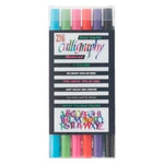 Zig 6'lı Kaligrafi Kalemi - Sanatsal Çizim, Hat ve Yazı Sanatı Seti