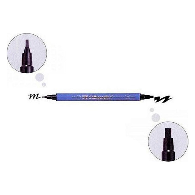 Zig 6'lı Kaligrafi Kalemi - Sanatsal Çizim, Hat ve Yazı Sanatı Seti