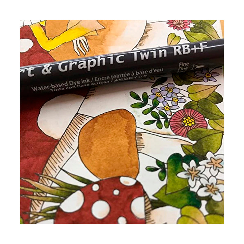 Zig Art & Graphic Twin Pale 12'li Çift Uçlu Çizim Kalemi Set - Eskiz, Sanatsal ve Hediyelik Kalem Seti