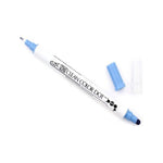 Zig Clean Color Dot Çift Taraflı Metalik Mavi Kalem - Sanatsal Marker, Hediyelik ve Yumuşak Yazım Kalemi