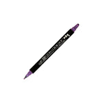 Zig Clean Color Dot Çift Taraflı Metalik Mor Kalem - Sanatsal Çizim ve Boyama Kalemi