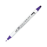 Zig Clean Color Dot Mor Çift Taraflı Kalem - Sanatsal Çizim, Boyama ve Bullet Journal Kalemi