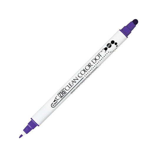 Zig Clean Color Dot Mor Çift Taraflı Kalem - Sanatsal Çizim, Boyama ve Bullet Journal Kalemi
