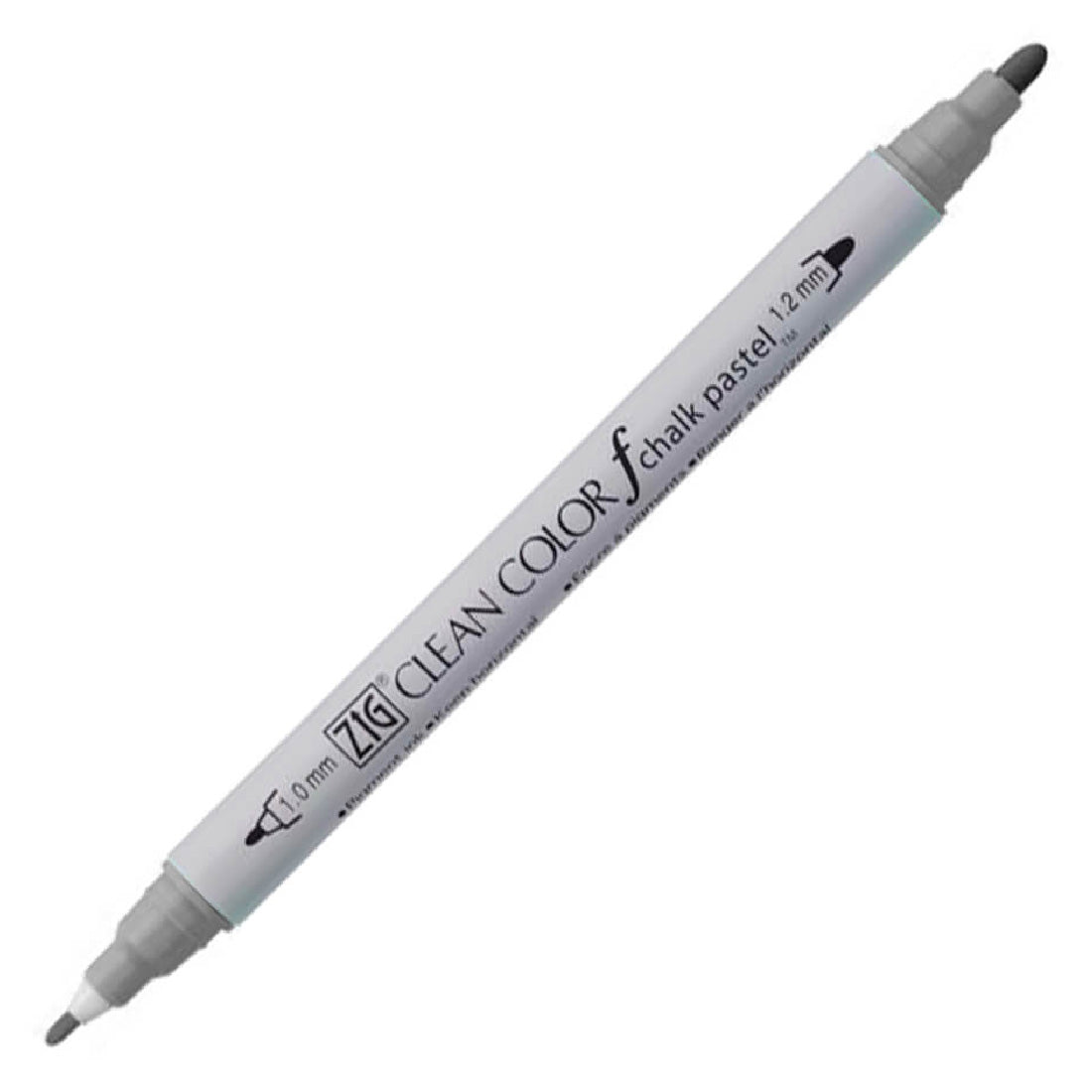 Zig Clean Color F Gri Çift Taraflı Marker Kalem - Sanat, Çizim ve İllüstrasyon Kalemi