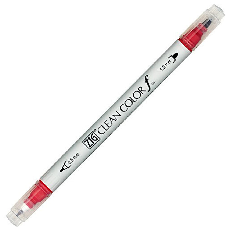 Zig Clean Color F Bordo Çift Taraflı Kalem - Sanat, Çizim ve İllüstrasyon Marker Kalemi