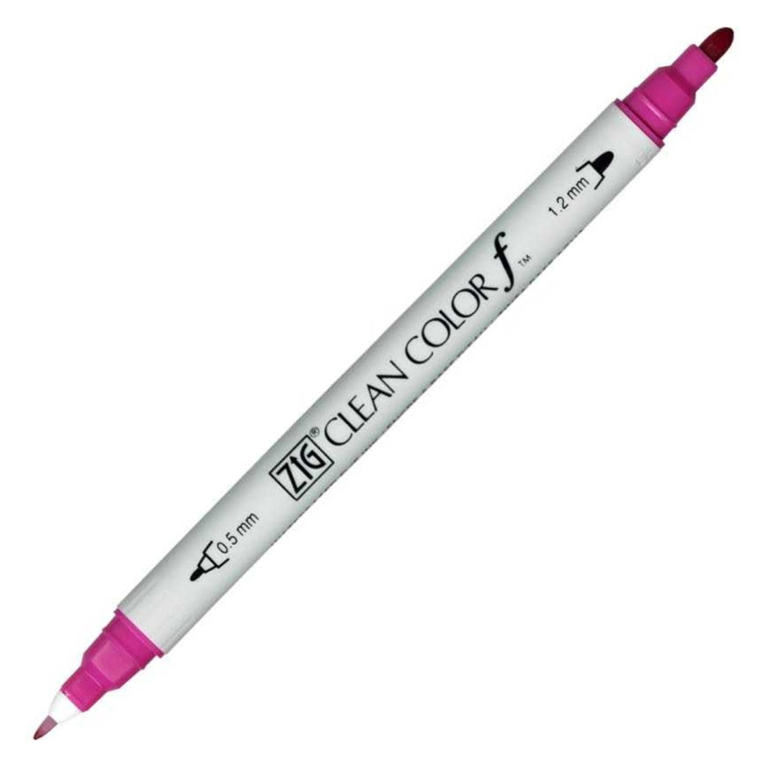 Zig Clean Color F Koyu Pembe Çift Taraflı Kalem - Sanatsal Çizim ve İllüstrasyon Marker Kalemi