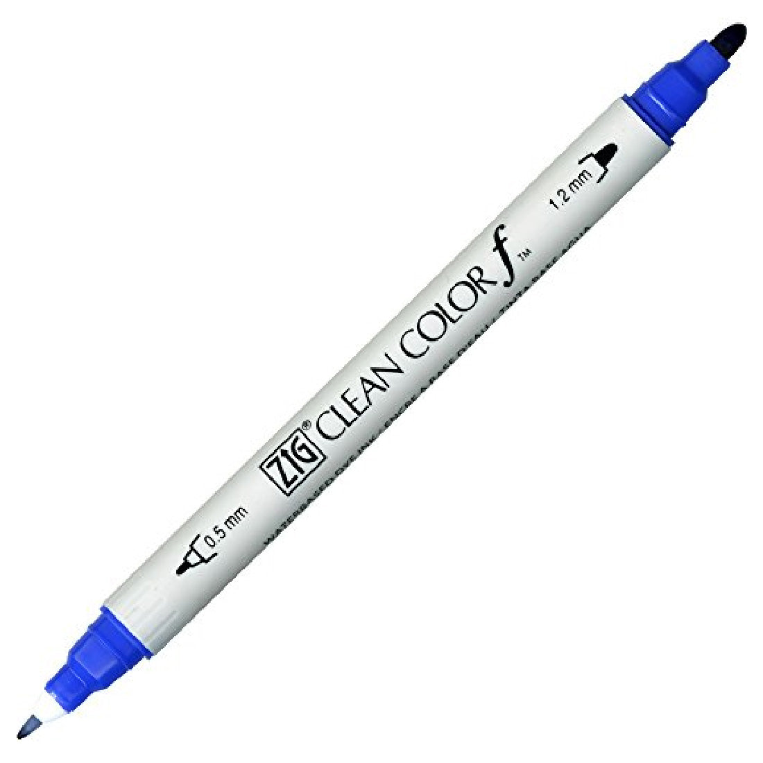Zig Clean Color F Mavi Çift Taraflı Kalem - Sanatsal Çizim ve İllüstrasyon Marker Kalemi