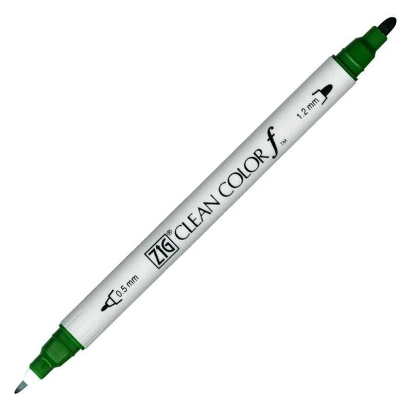 Zig Clean Color F Yeşil Çift Taraflı Kalem - Sanat, Çizim ve İllüstrasyon Marker Kalemi