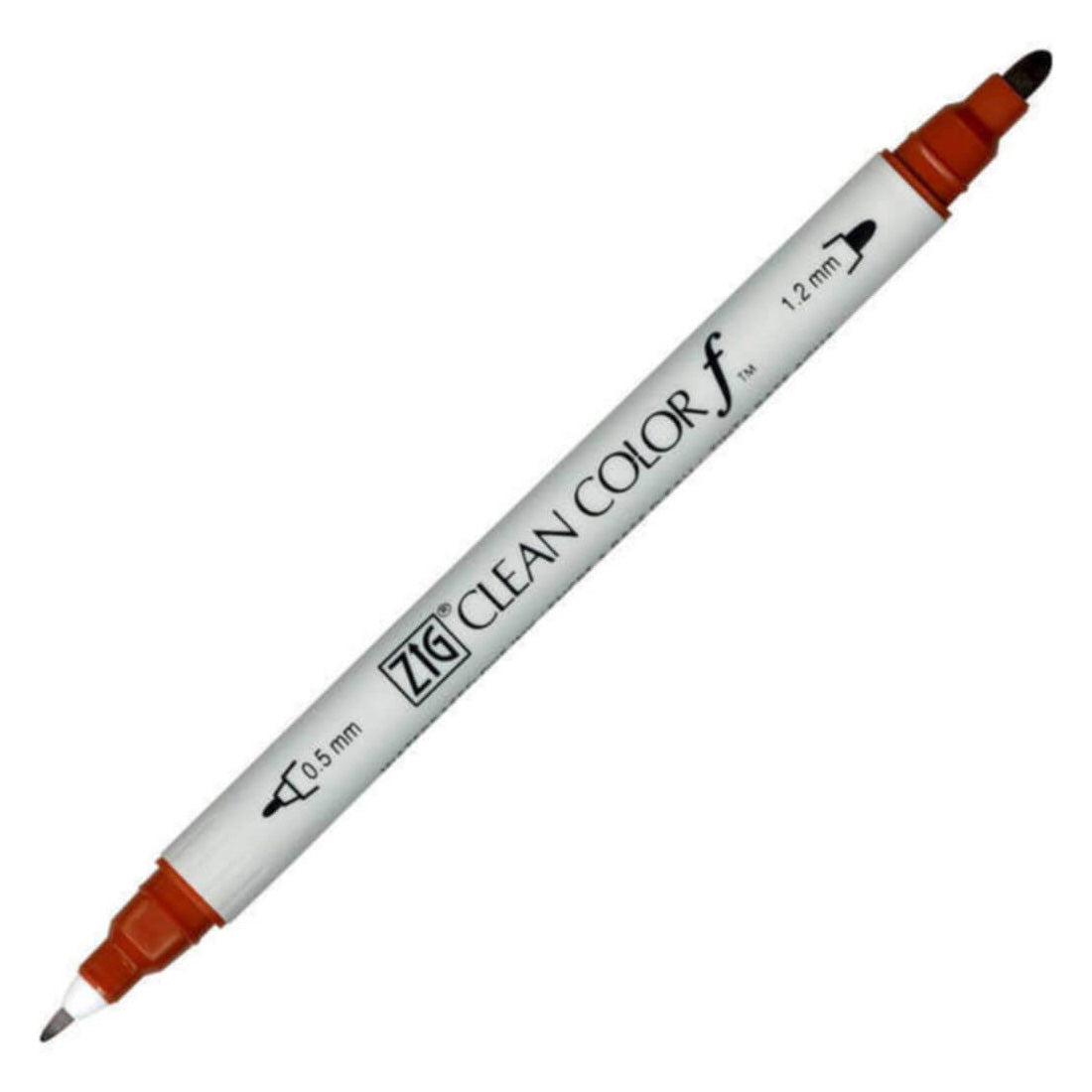 Zig Clean Color F Brown Çift Taraflı Kalem - Sanatsal Çizim ve Marker Kalemi