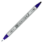 Zig Clean Color F Koyu Mor Çift Taraflı Kalem - Sanatsal Çizim, İllüstrasyon ve Marker Kalemi