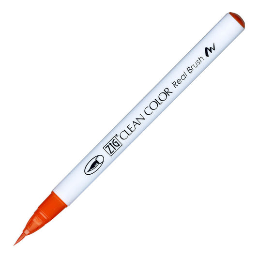 Zig Clean Color Kızıl Kırmızı Fırça Uçlu Kalem - Sanatsal Çizim, İllüstrasyon ve Kaligrafi Kalemi