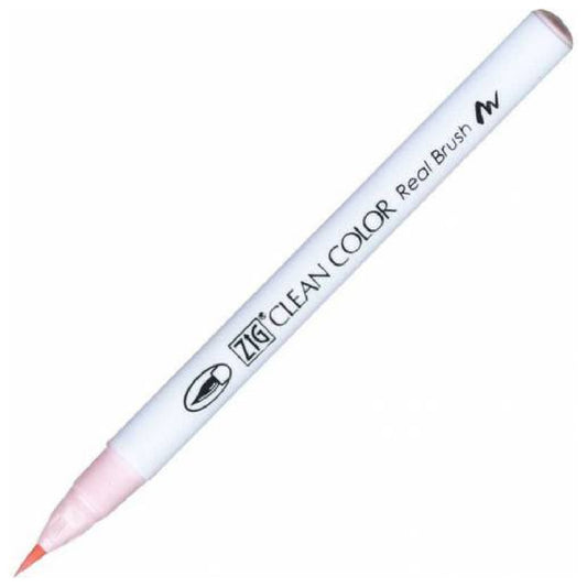 Zig Clean Color Real Brush Açık Pembe Fırça Uçlu Kalem - Suluboya Etkili Sanat, Çizim ve İllüstrasyon Kalemi