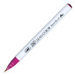 Zig Clean Color Real Brush Koyu Pembe Fırça Uçlu Kalem - Sanatsal Çizim ve İllüstrasyon Kalemi