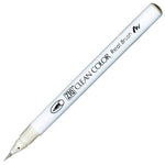 Zig Clean Color Real Brush Soğuk Gri Fırça Uçlu Kalem - Sanatsal Çizim, İllüstrasyon ve Suluboya Etkili Marker