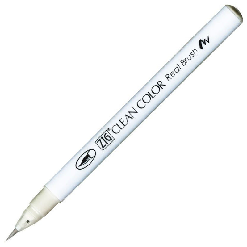 Zig Clean Color Real Brush Soğuk Gri Fırça Uçlu Kalem - Sanatsal Çizim, İllüstrasyon ve Suluboya Etkili Marker