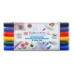 Zig Fabricolor Twin Kumaş Kalemi 6'lı - Sanatsal Kumaş Boyama ve Tekstil Markeri