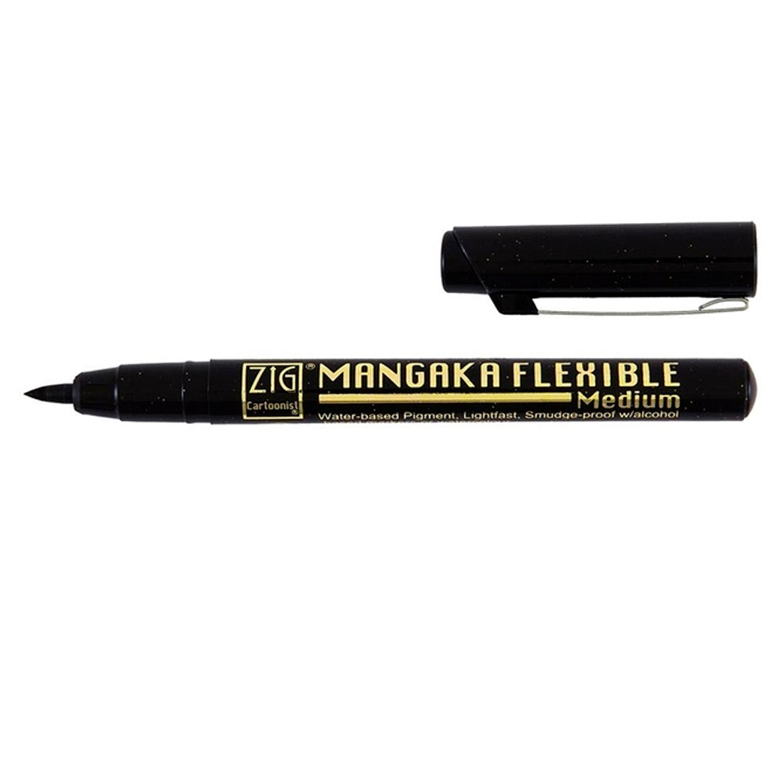 Zig Flexıble Mangaka Fine Uç Siyah Çizim Kalemi - Eskiz, Sanatsal ve İllüstrasyon Kalemi