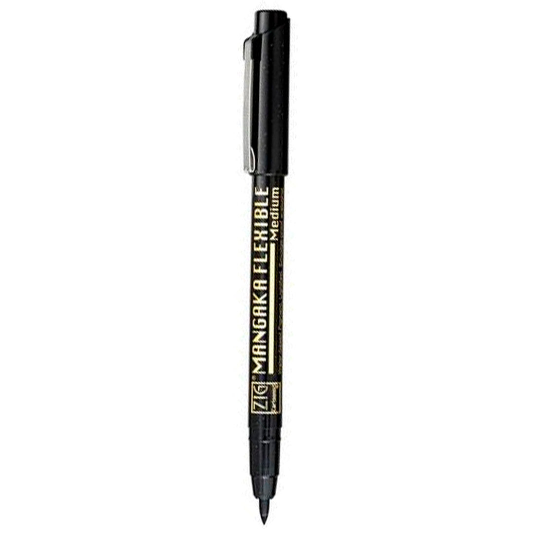 Zig Flexıble Mangaka Medium Siyah Çizim Kalemi - Sanatsal Eskiz ve İllüstrasyon Kalemi