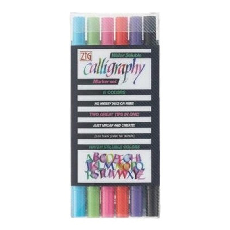 Zig Kaligrafi Kalemi 6'lı - Hat Sanatı, Sanatsal Çizim ve Hobi Kalemi