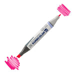 Zig Kurecolor Kc3000 Twin S Pembe Marker Kalem - Sanat Çizim ve Tasarım Kalemi