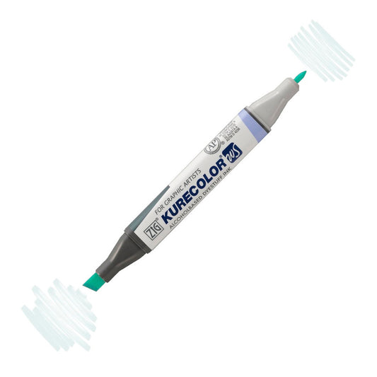 Zig Kurecolor Kc3000 Twin S Marker Kalem Açık Mavi - Sanatsal Çizim, Tasarım ve İllüstrasyon Markeri