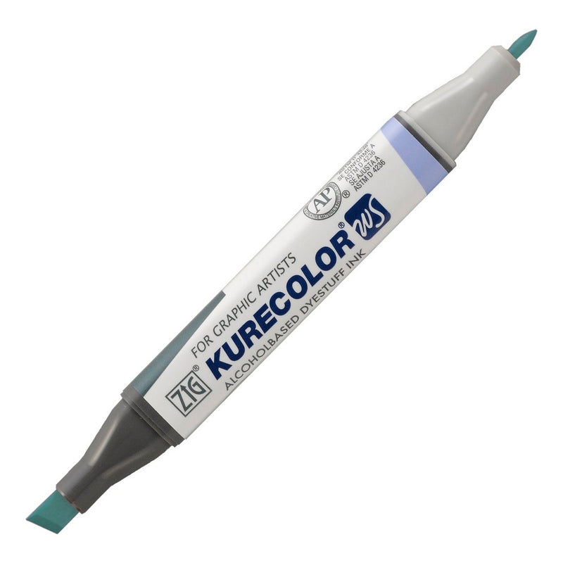 Zig Kurecolor Kc3000 Twin S Marker Kalem Alice Blue - Çift Uçlu Sanat, Çizim ve Tasarım Kalemi