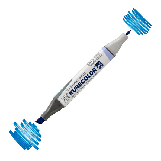 Zig Kurecolor Kc3000 Twin S Marker Kalem 367 Dull Blue