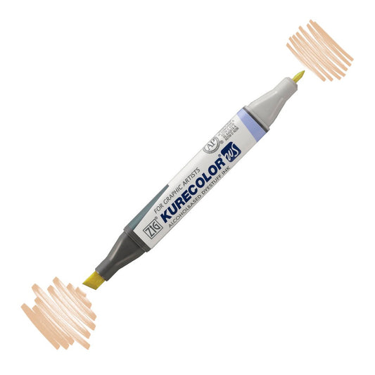 Zig Kurecolor Kc3000 Twin S Marker Kalem 424 Açık Bisküvi - Profesyonel Çizim ve Tasarım Kalemi